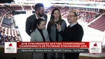 Junior Court : Championnats de patinage synchronisé 2018 de Patinage Canada (2)