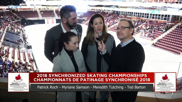 Junior Court : Championnats de patinage synchronisé 2018 de Patinage Canada (2)