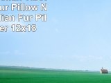 Real Mongolian Tibetan Lamb Fur Pillow New Mongolian Fur Pillow Cover 12x18