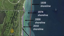 US scientists gauge coastal erosion along Lake Michigan