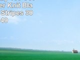 Elegant Baby 100 Cotton Sweater Knit Blanket Navy Stripes 30 X 40