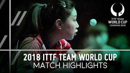 2018 Team World Cup Highlights I Wang Manyu vs Zhang Lily %281-4%29
