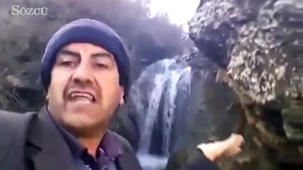 İlk kez şelale gören dayı