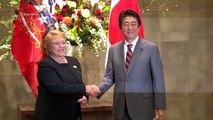 Bachelet de visita en Japón condena acciones de Corea del Norte