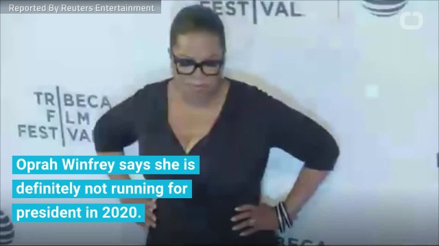 Oprah Puts 2020 Presidential Rumors to Rest