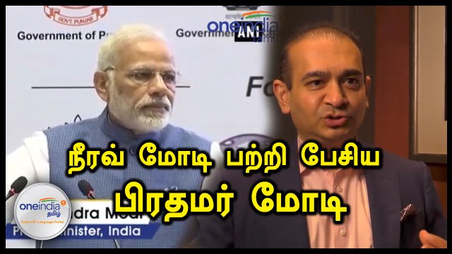 நீரவ் மோடி விவகாரத்தில் மவுனம் களைத்த பிரதமர் மோடி- வீடியோ