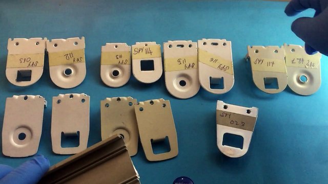 Spy117-Maviperde-Geniş Kasa Metal Kırem Kısa Ayak Kare