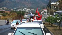 Caravana de opositores contra “fraude” electoral en Honduras