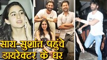 Sara Ali Khan and Sushant Singh Rajput SPOTTED at Abhishek Singh's house; Watch Video | FilmiBeat