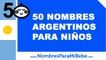 50 nombres argentinos para niños - los mejores nombres de bebé - www.nombresparamibebe.com