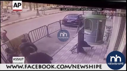 مصری پولیس اہلکاروں نے تیسری منزل سے گرنے والے 5 سالہ بچے کی جان بچالی