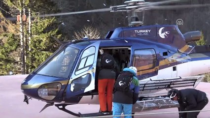 Bakan Bak, Kaçkar Dağları'nı havadan inceledi - RİZE