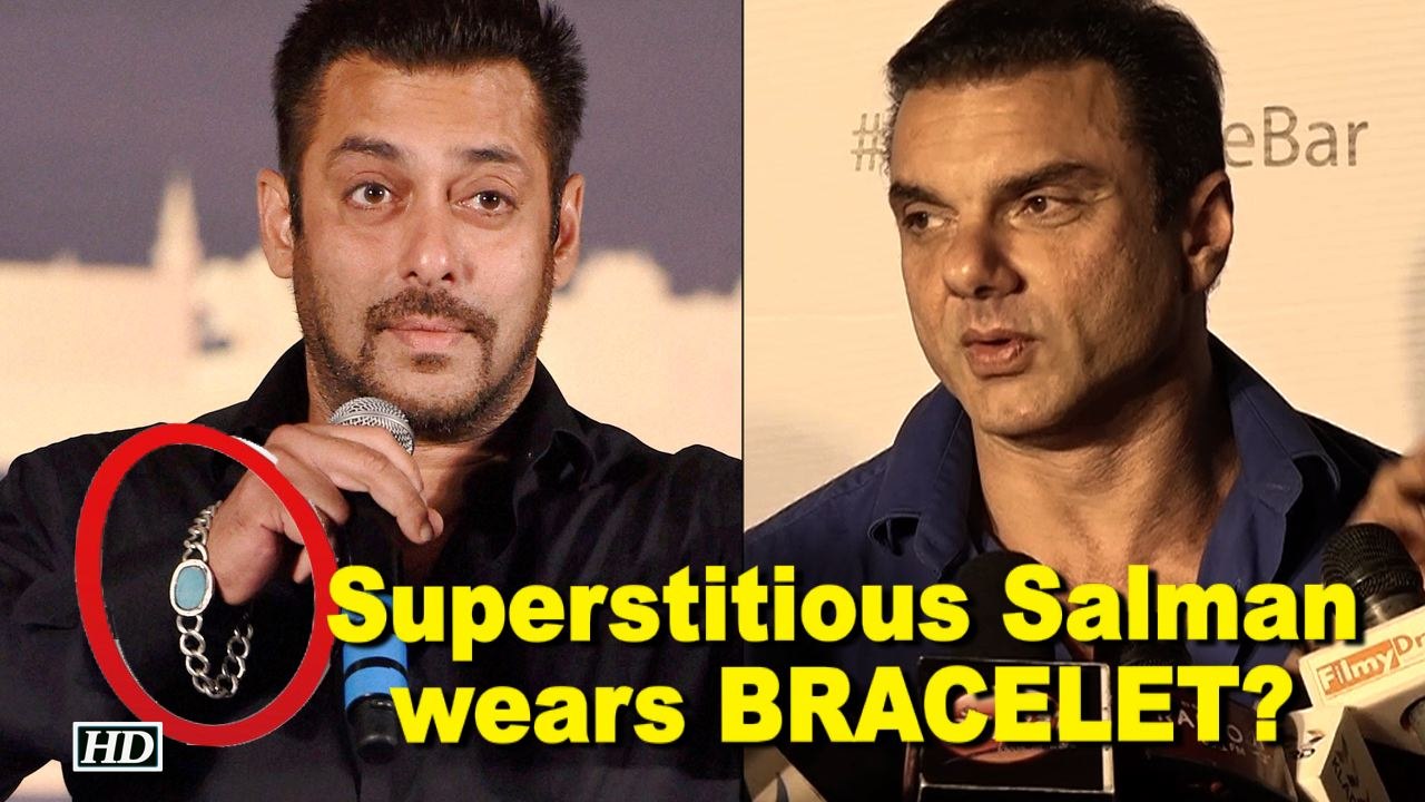 Superstitious Salman wears BRACELET? Sohail Reveals