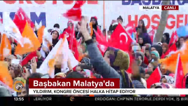 Başbakan Yıldırım, Kongre öncesi halka hitap ediyor