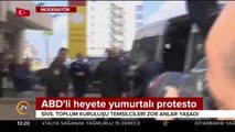 ABD'li heyete yumurtalı protesto