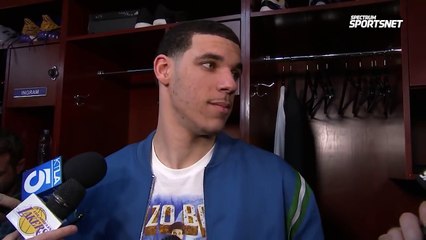 Lonzo Ball Postgame Interview _ LA Lakers vs Mavericks _ Feb 23