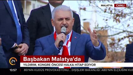 Başbakan Yıldırım, Kongre öncesi halka hitap ediyor