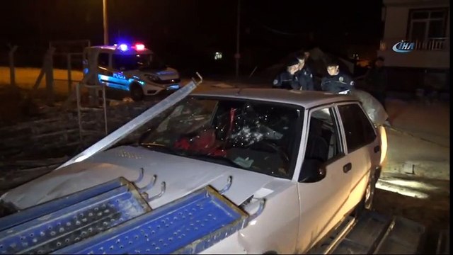 Karaman’da Seyir Halindeki Otomobile Silahlı Saldırı: 1 Yaralı