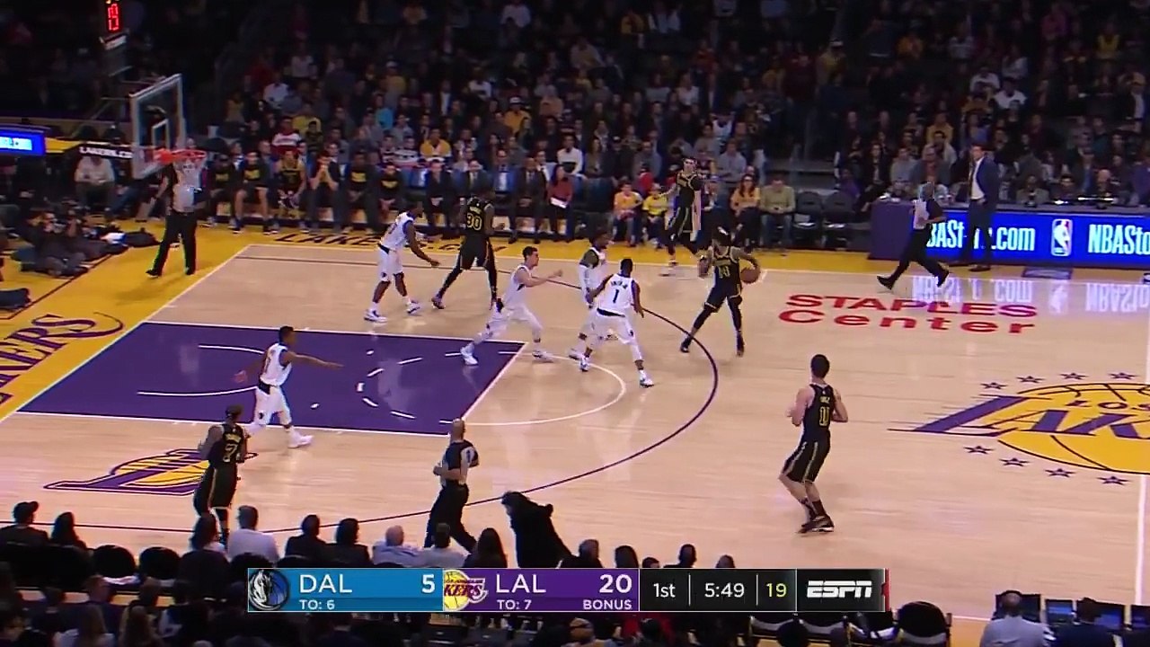 Lonzo Ball RETURNS, Full Highlights Lakers vs Mavericks (2018.02.23) - 9 Pts, 7 Reb, 6 Assists!