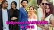 Bollywood couples getting MARRIED in 2018