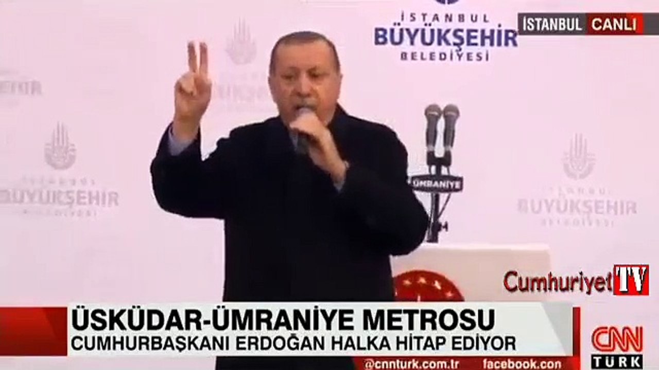 Erdoğan meydandan yanıt alamayınca sinirlendi: Yahu sesiniz çıkmıyor