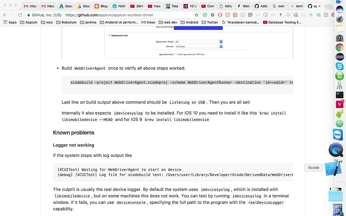 Appium v1.6.3 - How to setup appium iOS automation for real/physical device