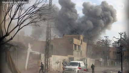 Hours After U.N. Passes Resolution Syrian Government Forces Launch Ground Offensive