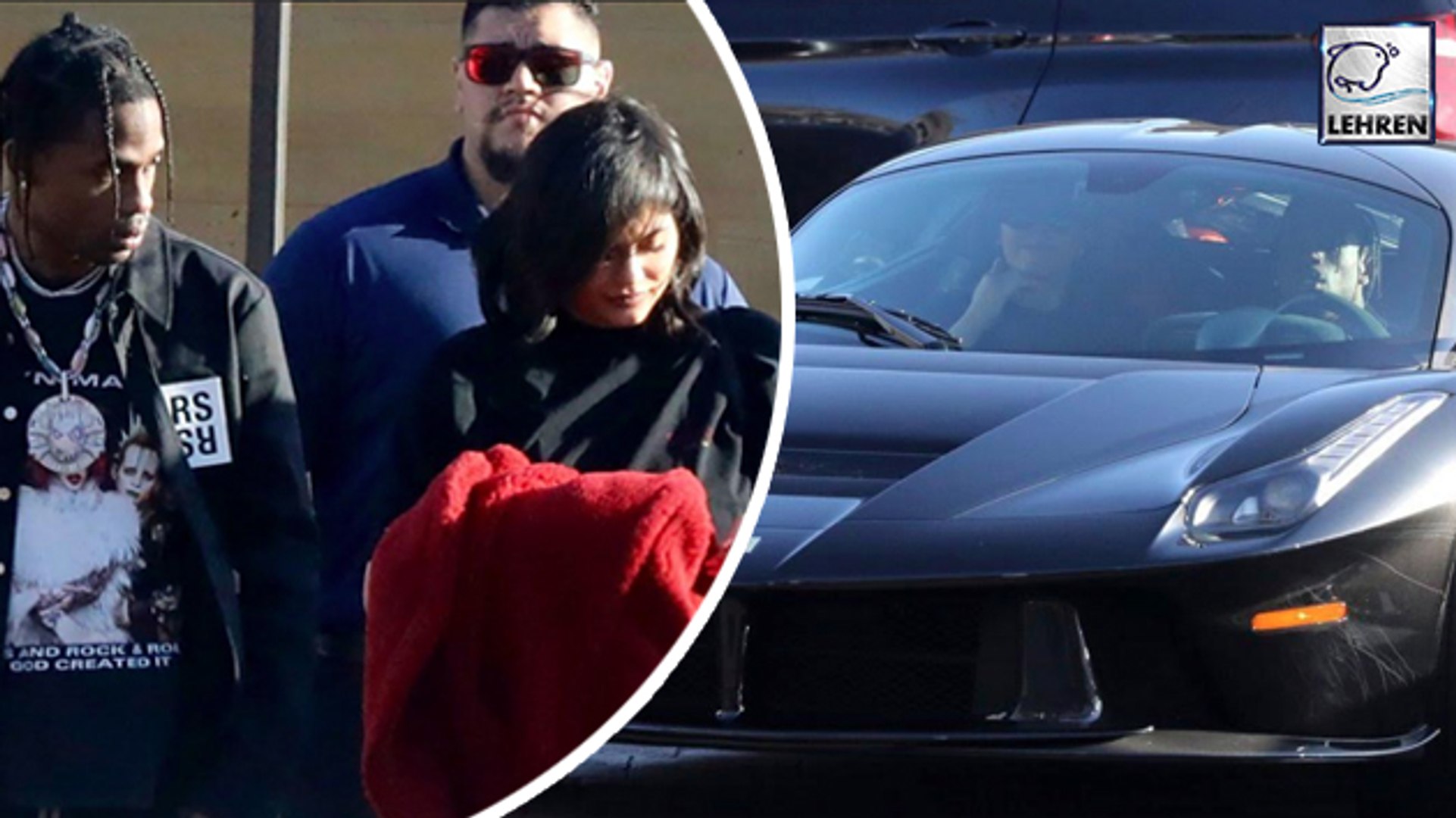 Kylie Jenner & Travis Scott Seen Together For 1st Time After Stormi's Birth