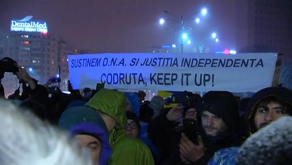 Romanians protest and call on Europe to protect them from corruption