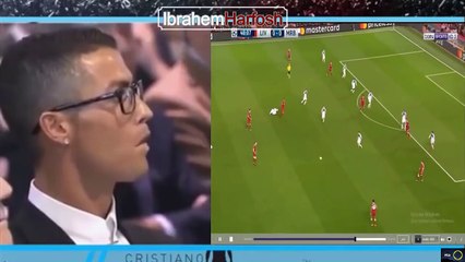 رد فعل مثير من رونالدو علي هدف محمد صلاح العالمي