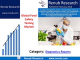 Global Food Safety Testing Market to be US$ 7 Billion opportunity by 2024