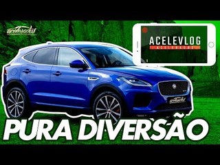E-PACE: PRIMO DO EVOQUE E IRMÃO DO F-PACE! GC ACELERA O SUVZINHO ESPORTIVO DA JAGUAR - ACELEVLOG #30