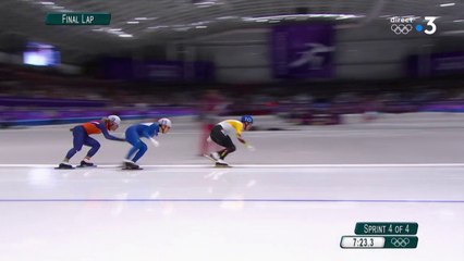 JO 2018 : Patinage de vitesse - Mass start : Pas de médaille pour Alexis Contin