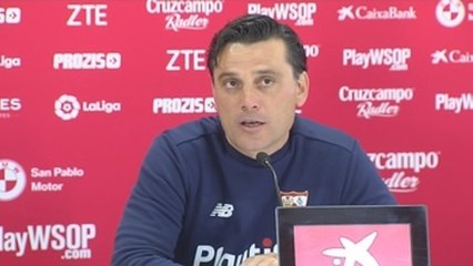 Montella: "Los jugadores se han recuperado" para medirse al Atleti
