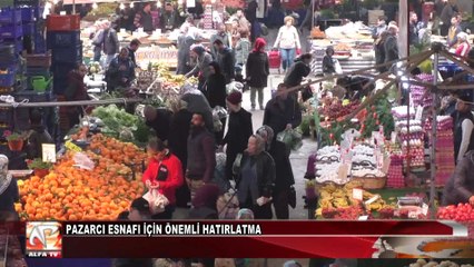 Pazarcı Esnafı İçin Önemli Hatırlatma