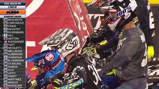 AMA Supercross 2018 Rd 3 Anaheim 2 - 250 WEST Main Event 1 (from 3) HD 720p - part 1 (Monster Energy SX, round 3 for 250 WEST part 1, California) Main event/part 1 of 3