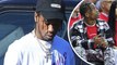 'She's excited and anxious': Pregnant Kylie Jenner's boyfriend Travis Scott goes shopping as 'reality star remains in hiding preparing for birth'.