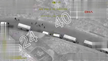 Hatay - Tsk, Mühimmat Konvoyunu Sivillerden Ayırıp Vurdu