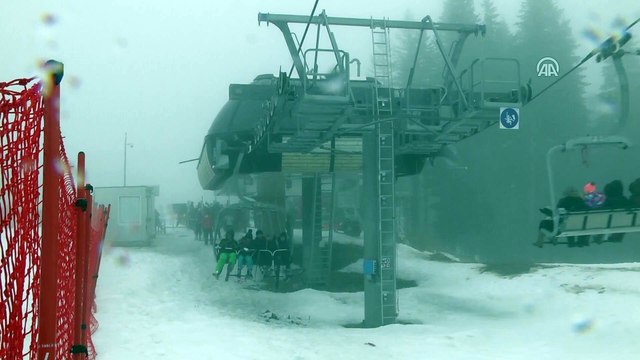 Ilgaz Dağı Kayak Merkezi'nde yoğunluk - KASTAMONU