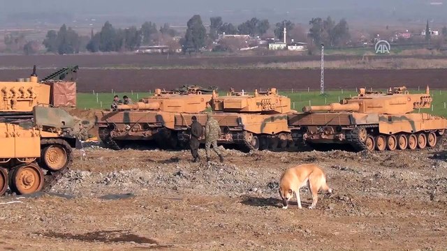 Zeytin Dalı Harekatı - Terör mevzileri, ateş altına alındı - HATAY