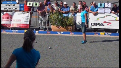 1er National d'Objat : Finale femmes LEBOSSÉ vs BOURRIAUD