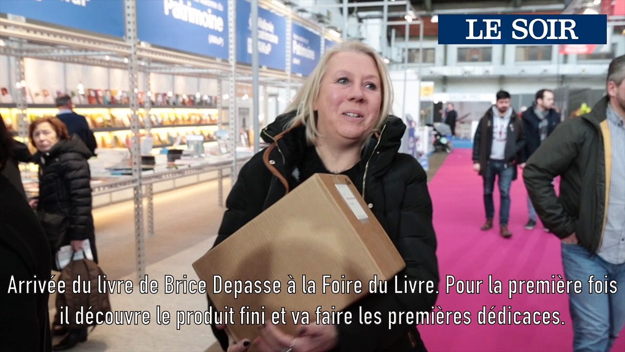 Foire du Livre de Bruxelles : La fabrication d'un livre - Arrivée du livre et Dédicaces