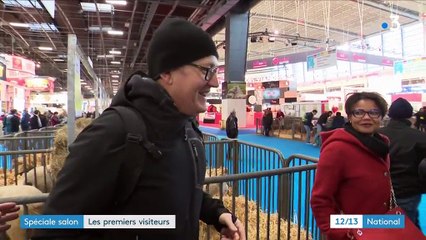Les premiers visiteurs sont arrivés au Salon de l'Agriculture