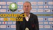 Conférence de presse Paris FC - Stade Brestois 29 (0-1) : Fabien MERCADAL (PFC) - Jean-Marc FURLAN (BREST) - 2017/2018