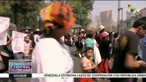 México: damnificados por sismo exigen reconstrucción de viviendas