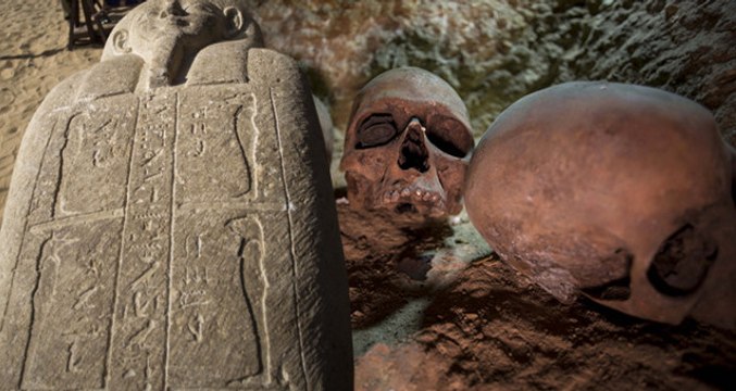 Mısır'da 3 Bin Yıllık 8 Firavun Mezarı Bulundu!