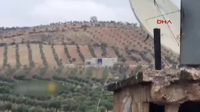 Hatay Türk Savaş Ucakları Ypg'li Teroristlerin Kullandıgı Binayı Böyle İmha Etti