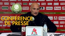 Conférence de presse AC Ajaccio - FC Sochaux-Montbéliard (3-2) : Olivier PANTALONI (ACA) - Peter ZEIDLER (FCSM) - 2017/2018