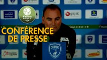 Conférence de presse Chamois Niortais - Nîmes Olympique (1-4) : Denis RENAUD (CNFC) - Bernard BLAQUART (NIMES) - 2017/2018