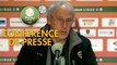 Conférence de presse RC Lens - Clermont Foot (0-1) : Eric SIKORA (RCL) - Pascal GASTIEN (CF63) - 2017/2018